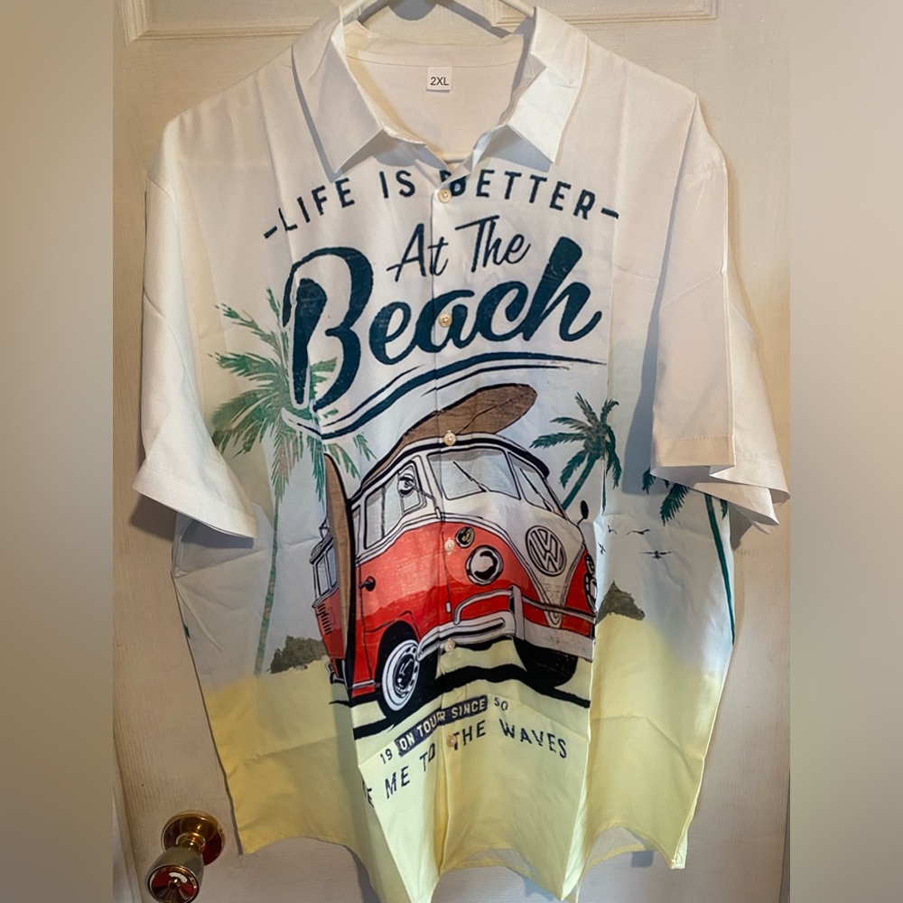 Volkswagen summer shirt mens new size 2XL